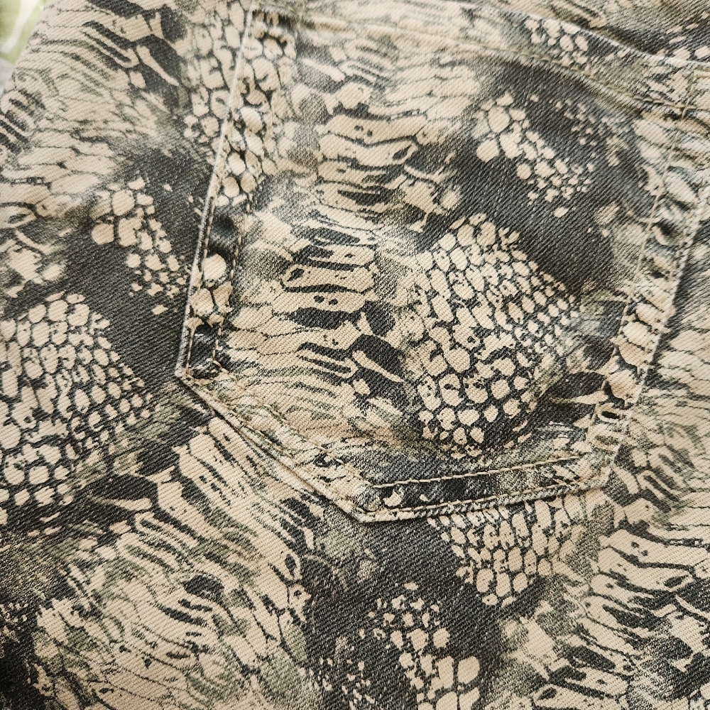 Cabi Snake Print Python Skinny Jeans - image 2